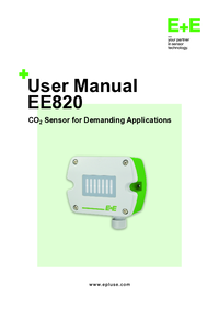 Thumbnail of document Manual - EE820 CO2 Transmitter for Demanding Applications